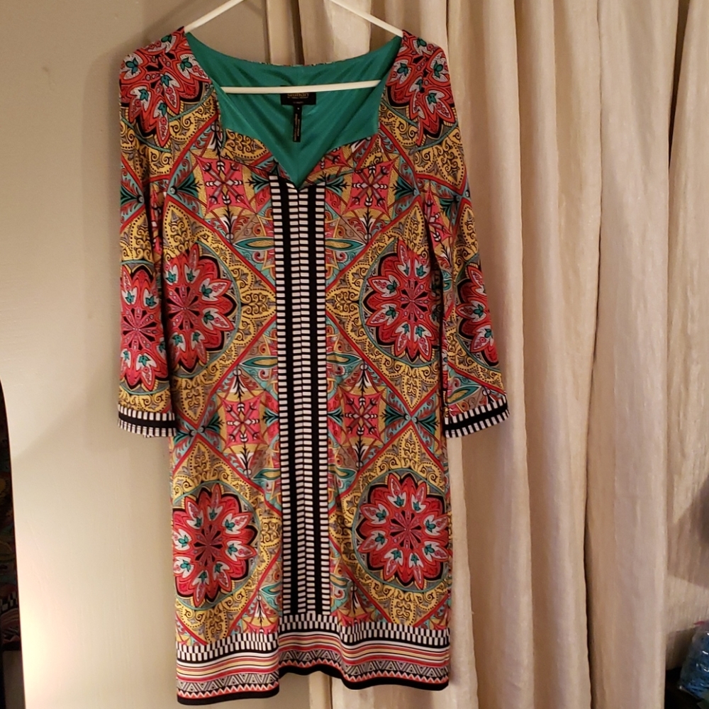BOHO Shift Dress Laundry by Shelli Segal